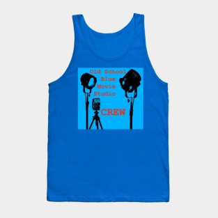 Old School Blue Movie Studio   Crew Tank Top